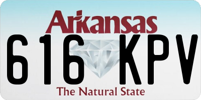 AR license plate 616KPV