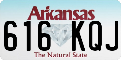 AR license plate 616KQJ