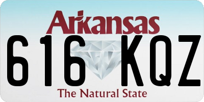 AR license plate 616KQZ