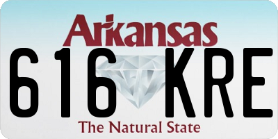 AR license plate 616KRE
