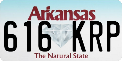 AR license plate 616KRP