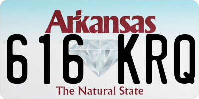 AR license plate 616KRQ