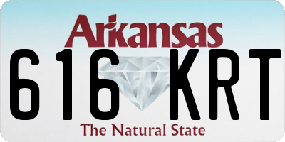 AR license plate 616KRT