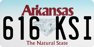 AR license plate 616KSI