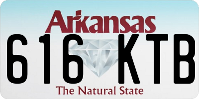 AR license plate 616KTB