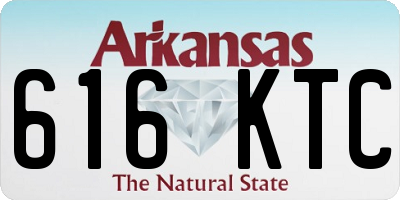 AR license plate 616KTC
