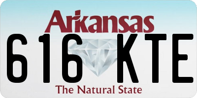 AR license plate 616KTE