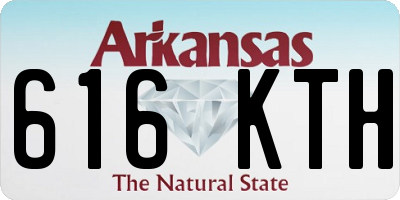 AR license plate 616KTH