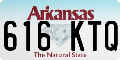 AR license plate 616KTQ
