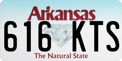 AR license plate 616KTS