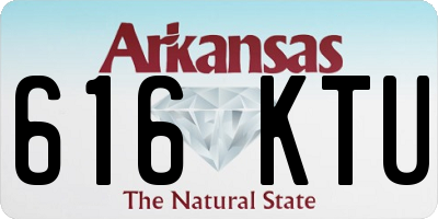 AR license plate 616KTU