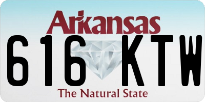 AR license plate 616KTW