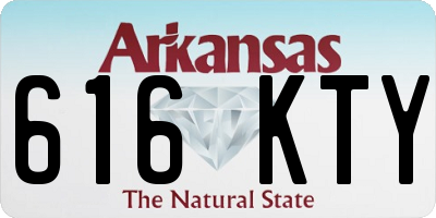 AR license plate 616KTY