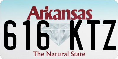 AR license plate 616KTZ