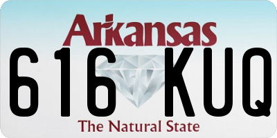 AR license plate 616KUQ