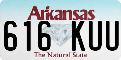 AR license plate 616KUU