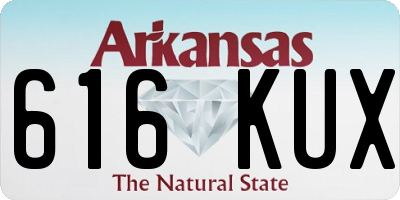 AR license plate 616KUX