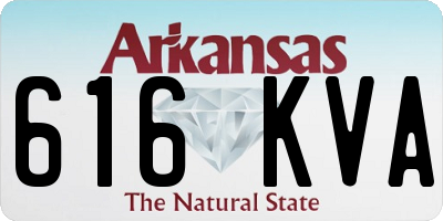 AR license plate 616KVA