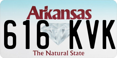 AR license plate 616KVK