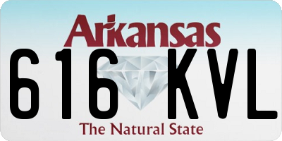 AR license plate 616KVL