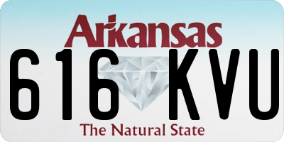 AR license plate 616KVU