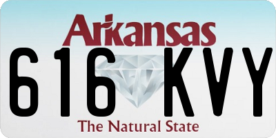 AR license plate 616KVY