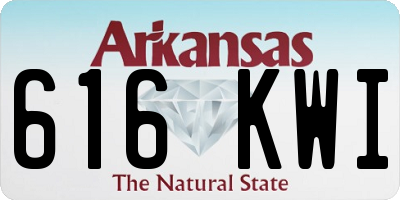AR license plate 616KWI