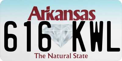 AR license plate 616KWL