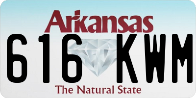 AR license plate 616KWM