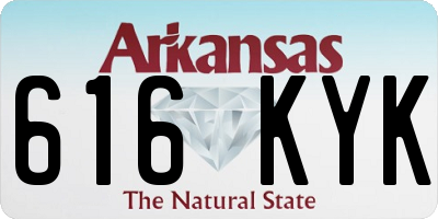 AR license plate 616KYK