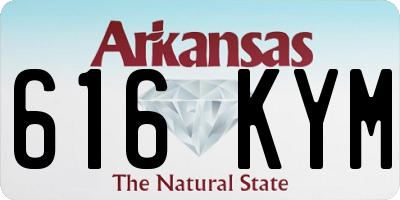 AR license plate 616KYM