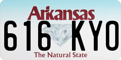 AR license plate 616KYO
