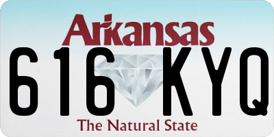 AR license plate 616KYQ
