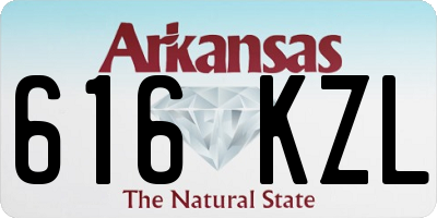 AR license plate 616KZL