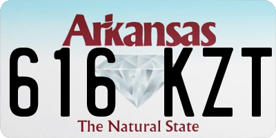AR license plate 616KZT