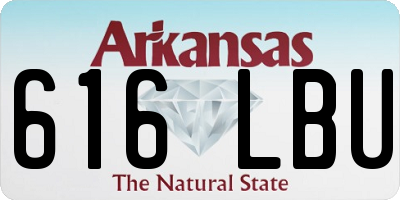 AR license plate 616LBU