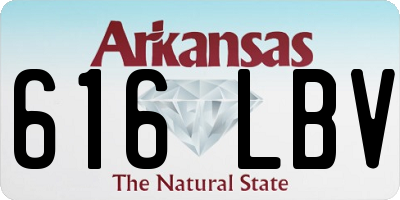 AR license plate 616LBV