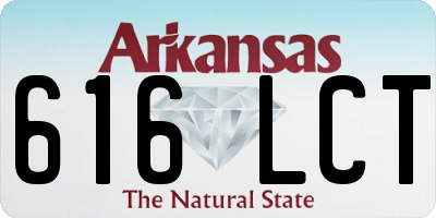 AR license plate 616LCT