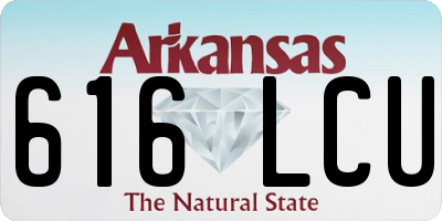 AR license plate 616LCU