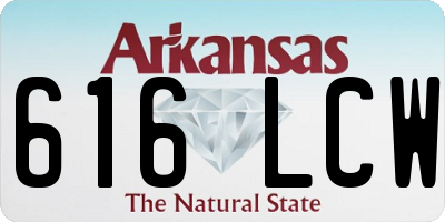 AR license plate 616LCW