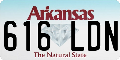 AR license plate 616LDN