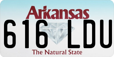 AR license plate 616LDU