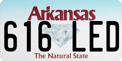 AR license plate 616LED