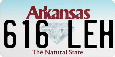 AR license plate 616LEH