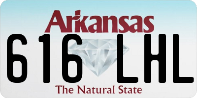 AR license plate 616LHL