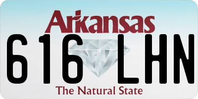 AR license plate 616LHN