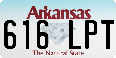 AR license plate 616LPT