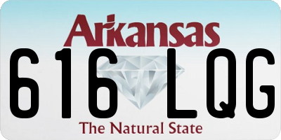 AR license plate 616LQG