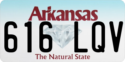 AR license plate 616LQV
