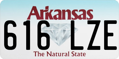 AR license plate 616LZE